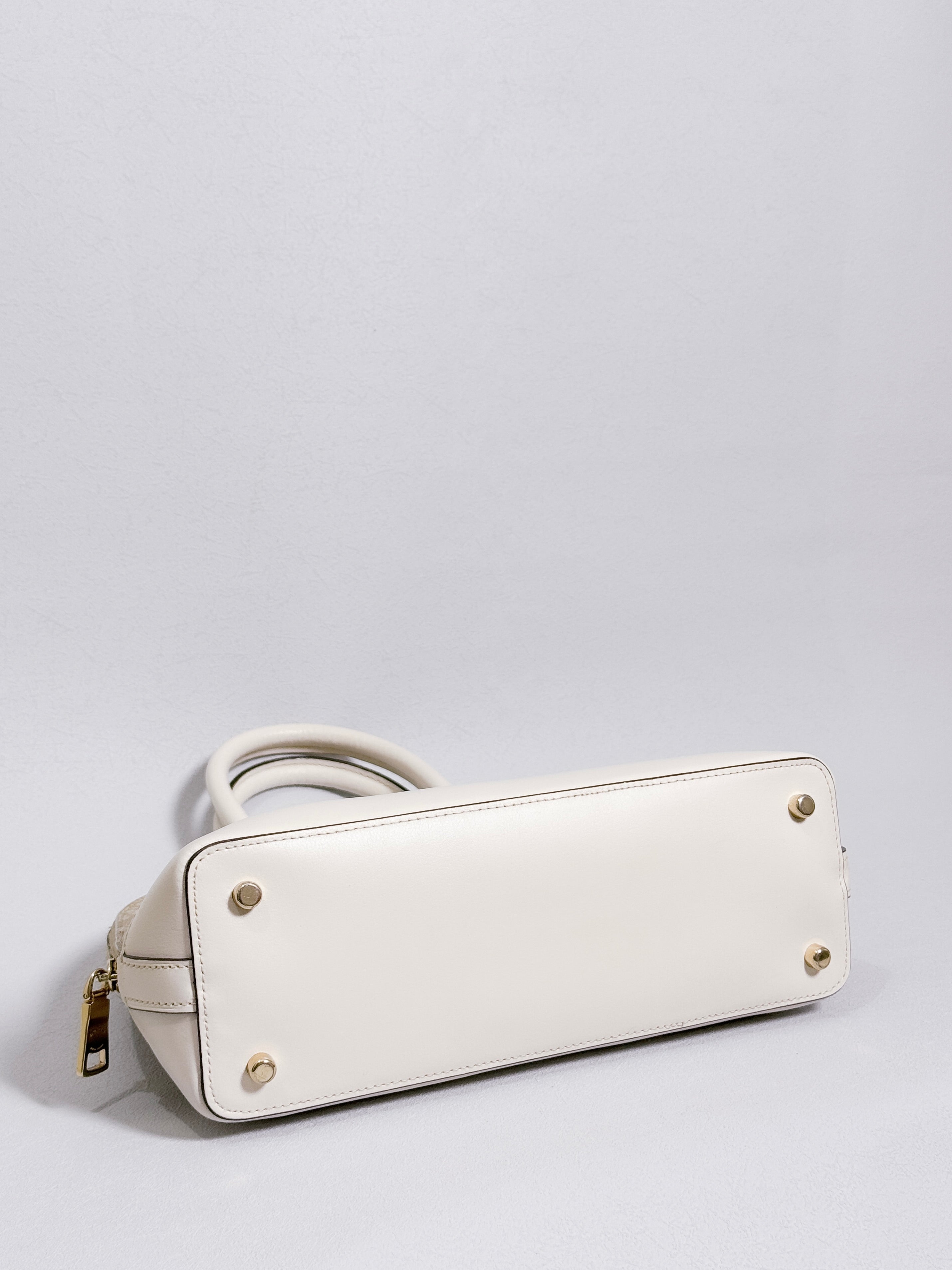 Coach Mini Sierra in Light Khaki Chalk with Strap
