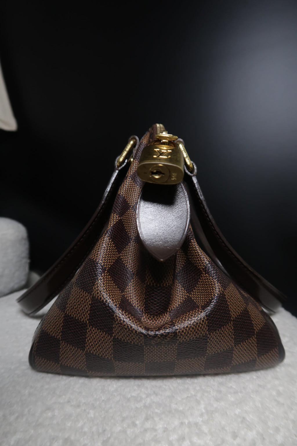 Louis Vuitton 2010 Damier Ebene Verona PM Handbag