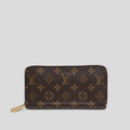 Louis Vuitton Monogram Long Zippy Wallet in Fuschia
