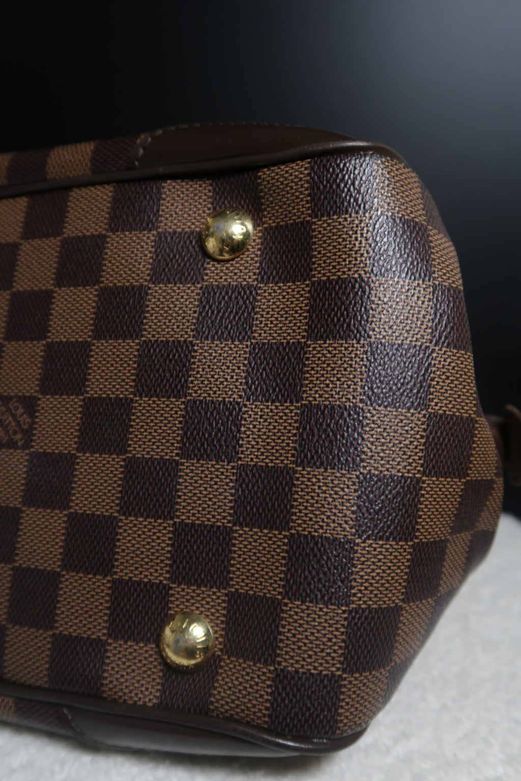 Louis Vuitton 2010 Damier Ebene Verona PM Handbag