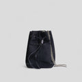 Gucci Canvas and Leather in Classic Black Bucket Bag
