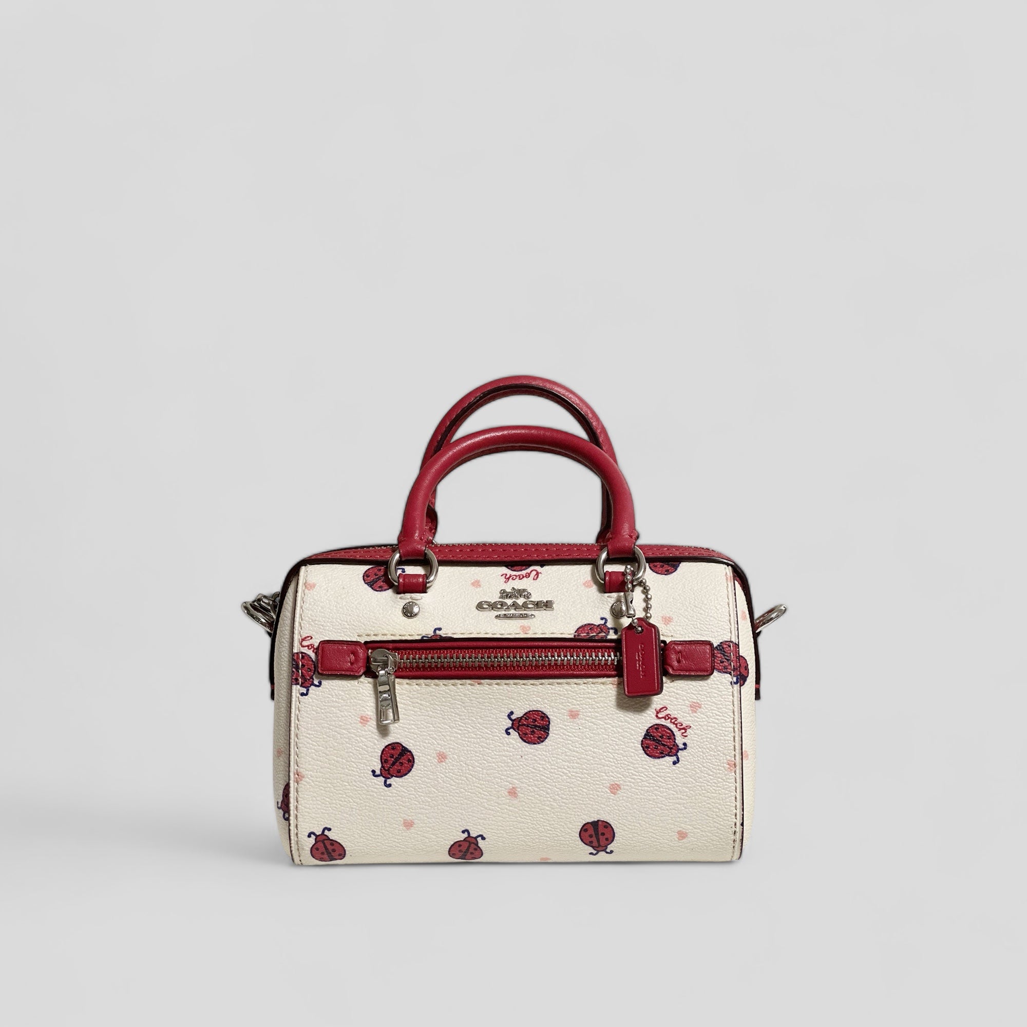 Coach Micro Rowan Hand Bag with Ladybug Print (No Strap)