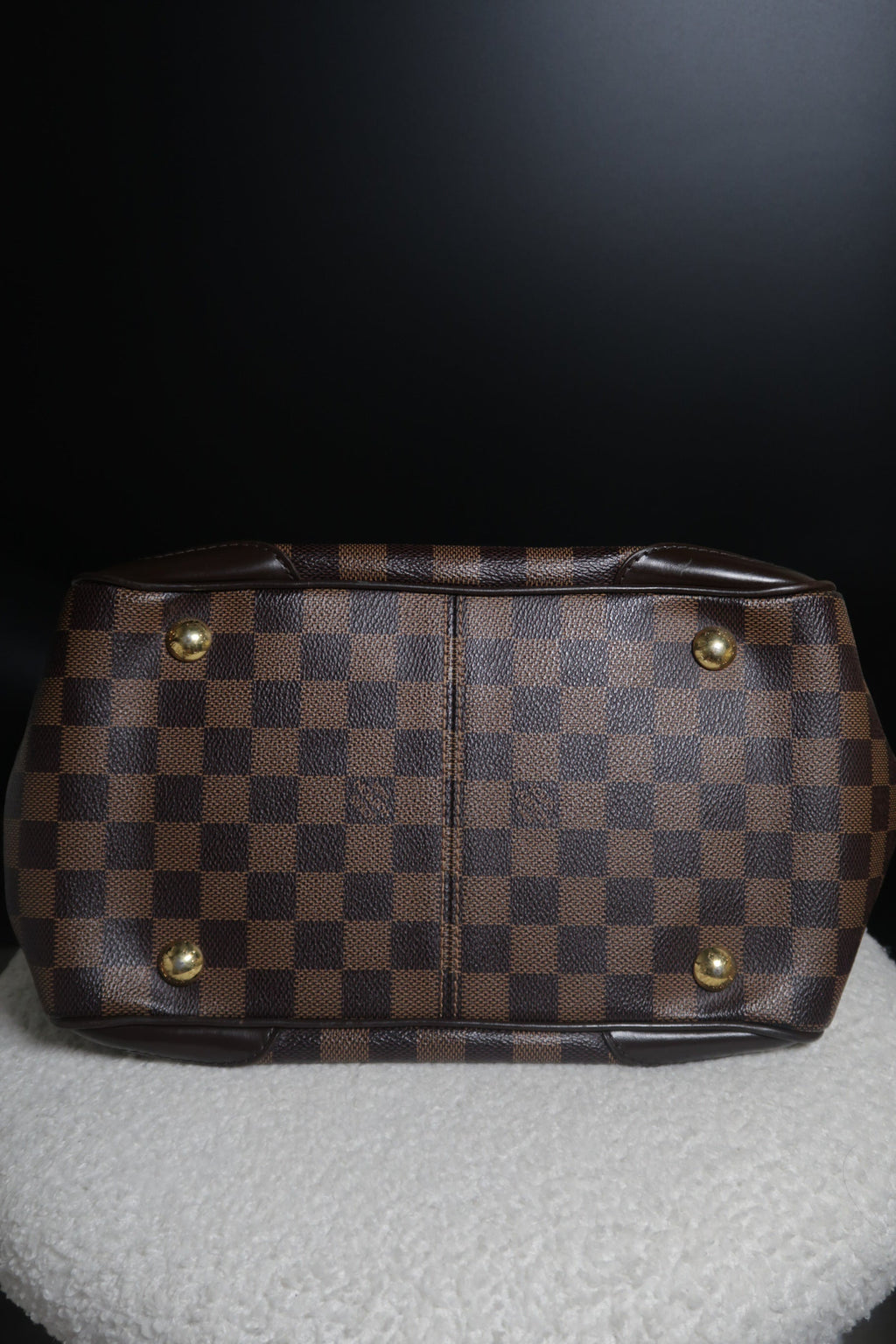 Louis Vuitton 2010 Damier Ebene Verona PM Handbag