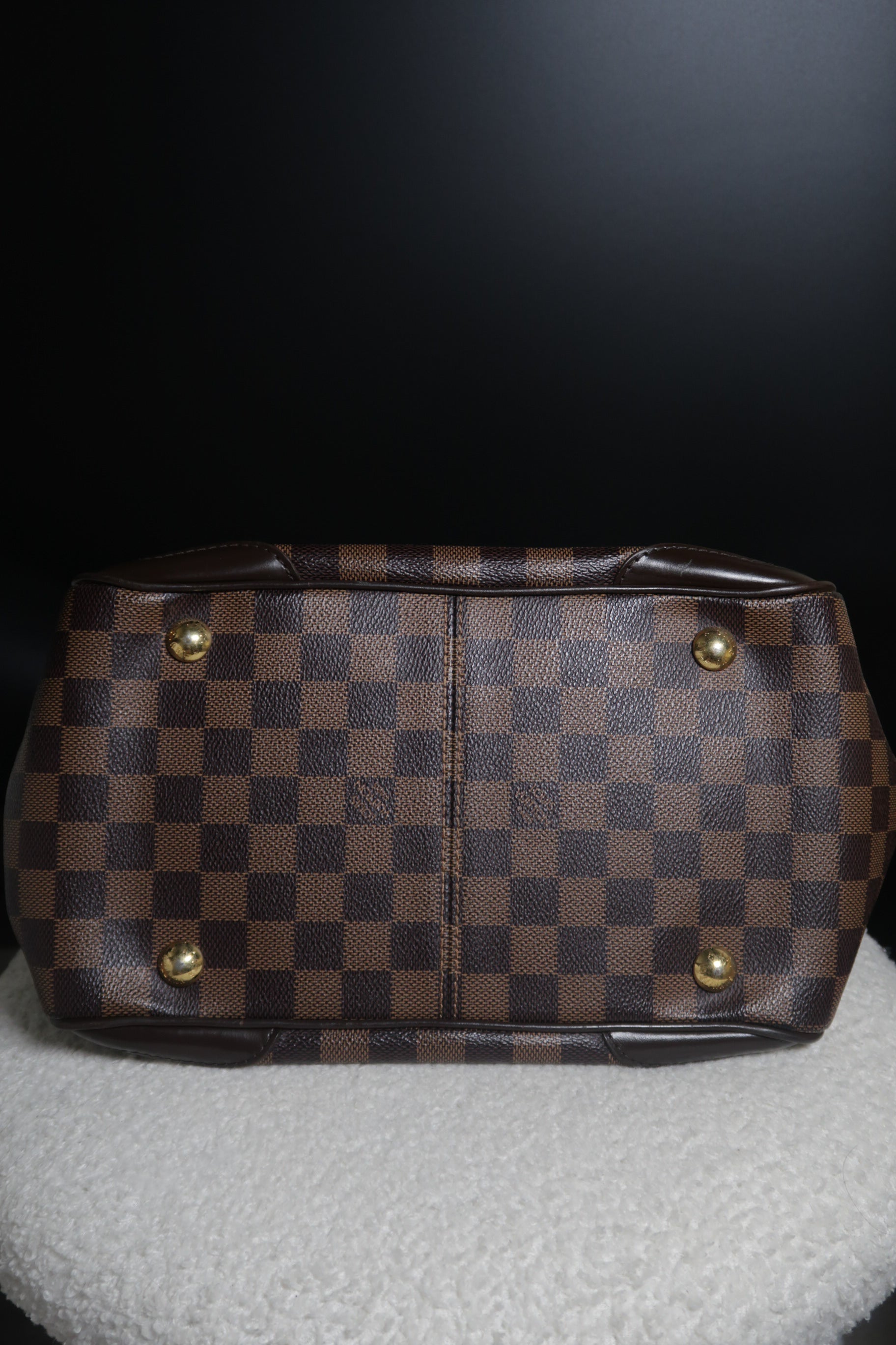 Louis Vuitton 2010 Damier Ebene Verona PM Handbag