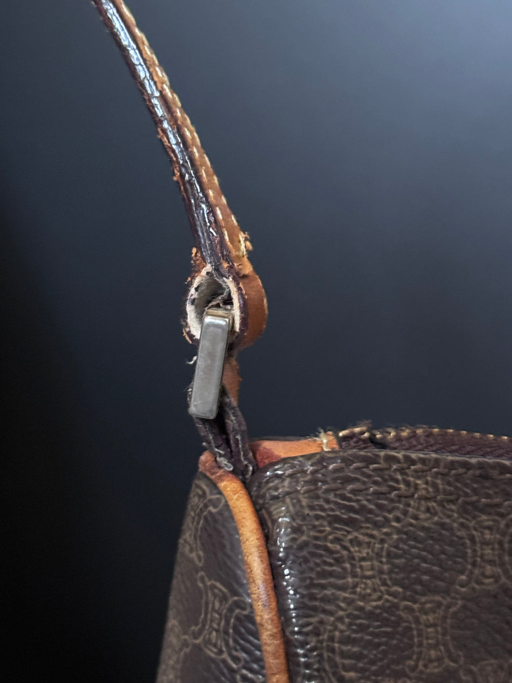 Celine Macadam Pattern Pochette Bag
