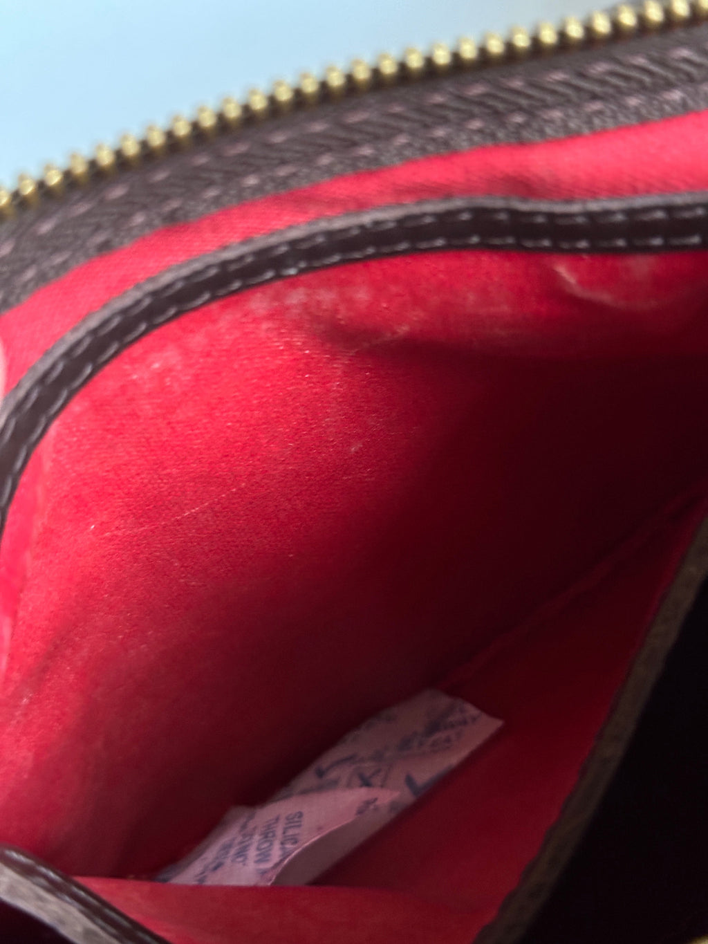 Louis Vuitton 2007 Damier Ebene Canvas Speedy 25 Handbag