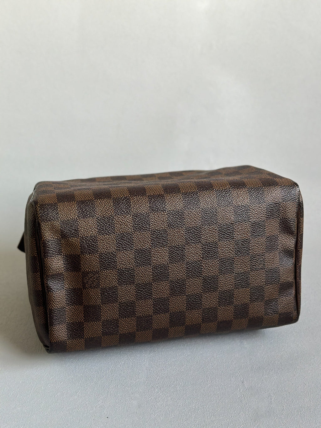 Louis Vuitton 2007 Damier Ebene Canvas Speedy 25 Handbag