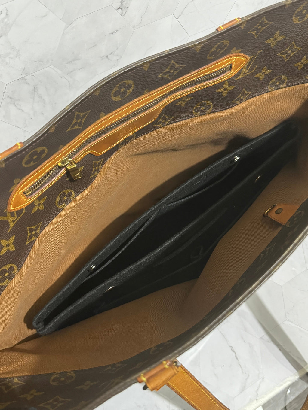 Louis Vuitton 1998 Monogram Canvas Sac Shopping Large Tote Bag