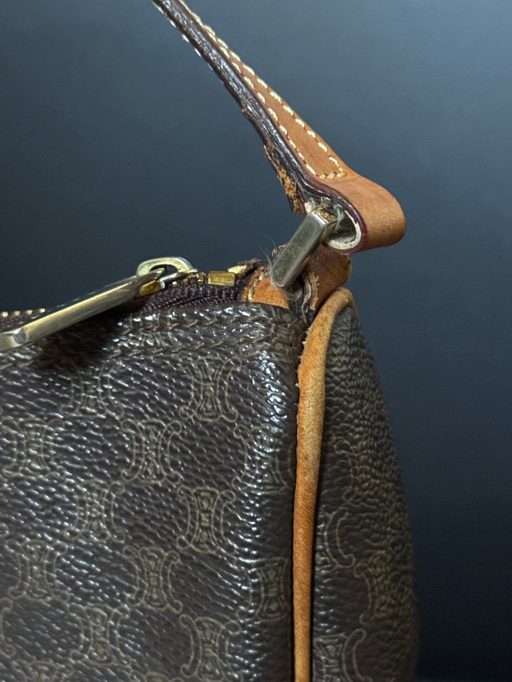 Celine Macadam Pattern Pochette Bag