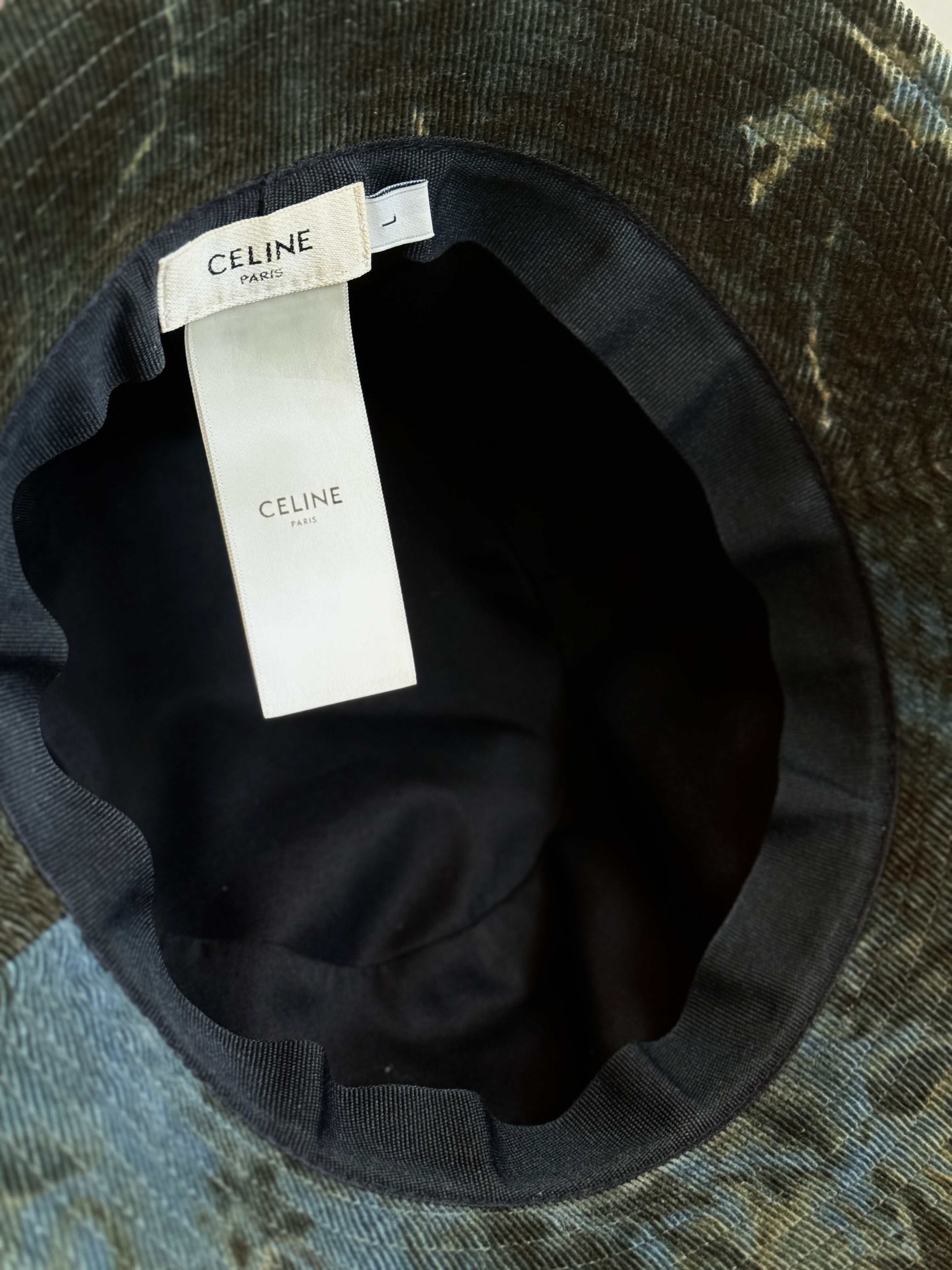 Celine Camouflage Bucket Hat