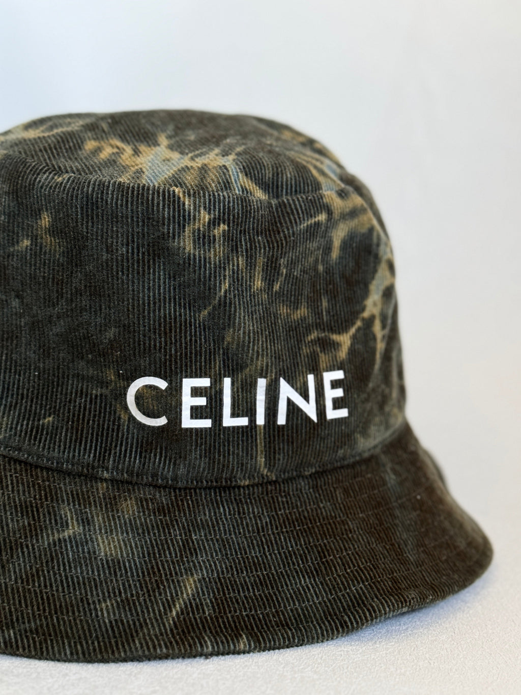 Celine Camouflage Bucket Hat