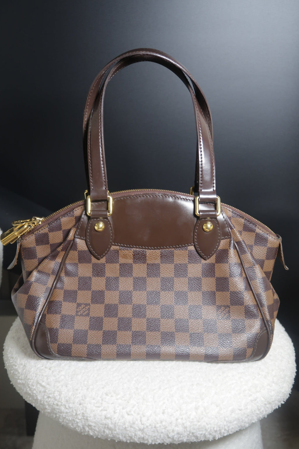 Louis Vuitton 2010 Damier Ebene Verona PM Handbag