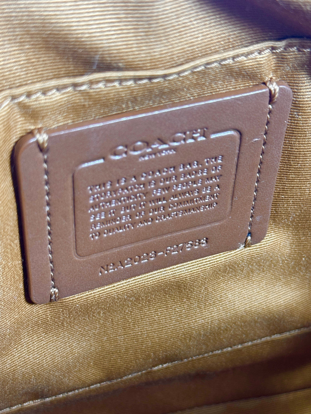 Coach Mini Sierra in Light Khaki Chalk with Strap