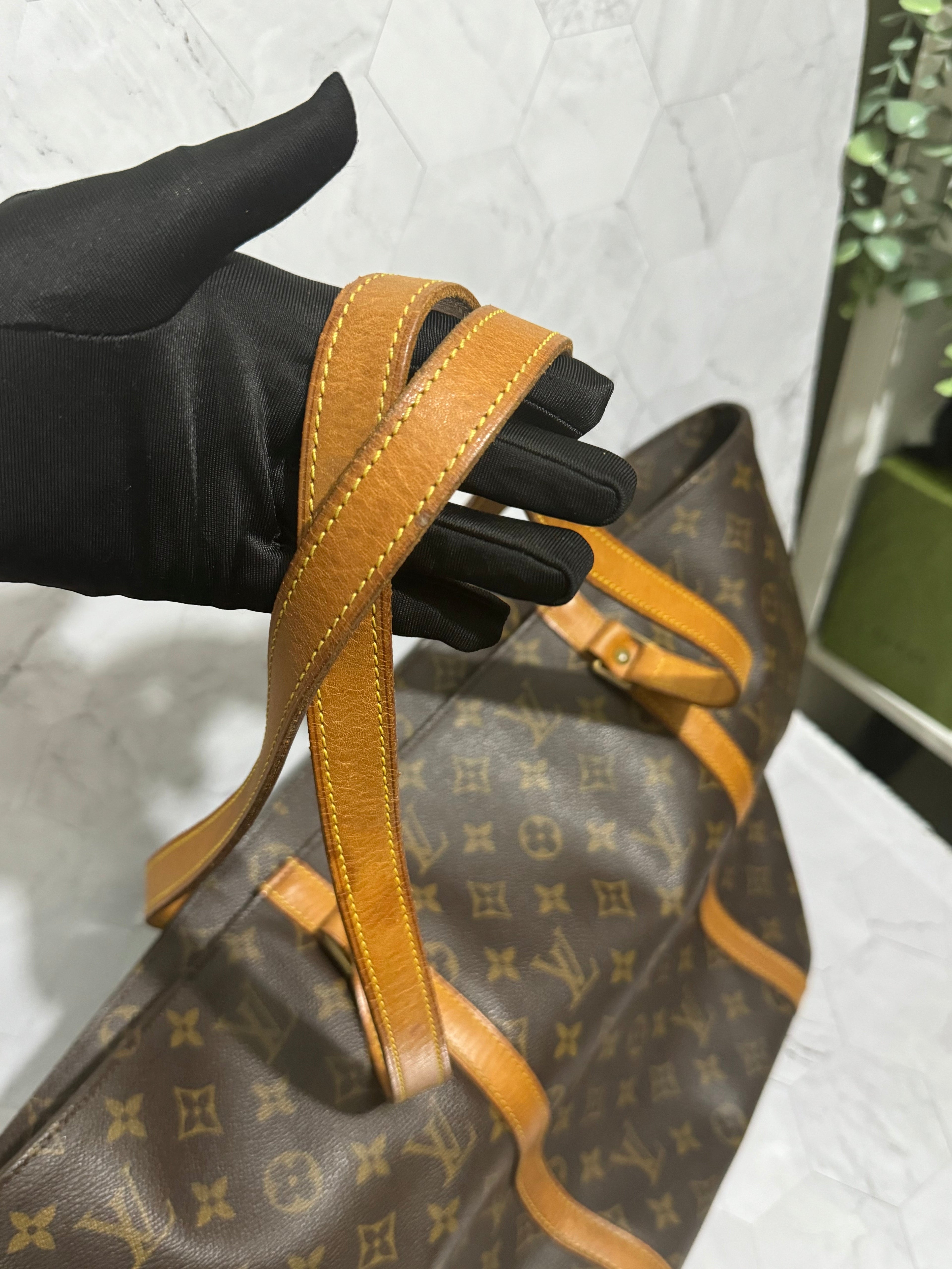 Louis Vuitton 1998 Monogram Canvas Sac Shopping Large Tote Bag