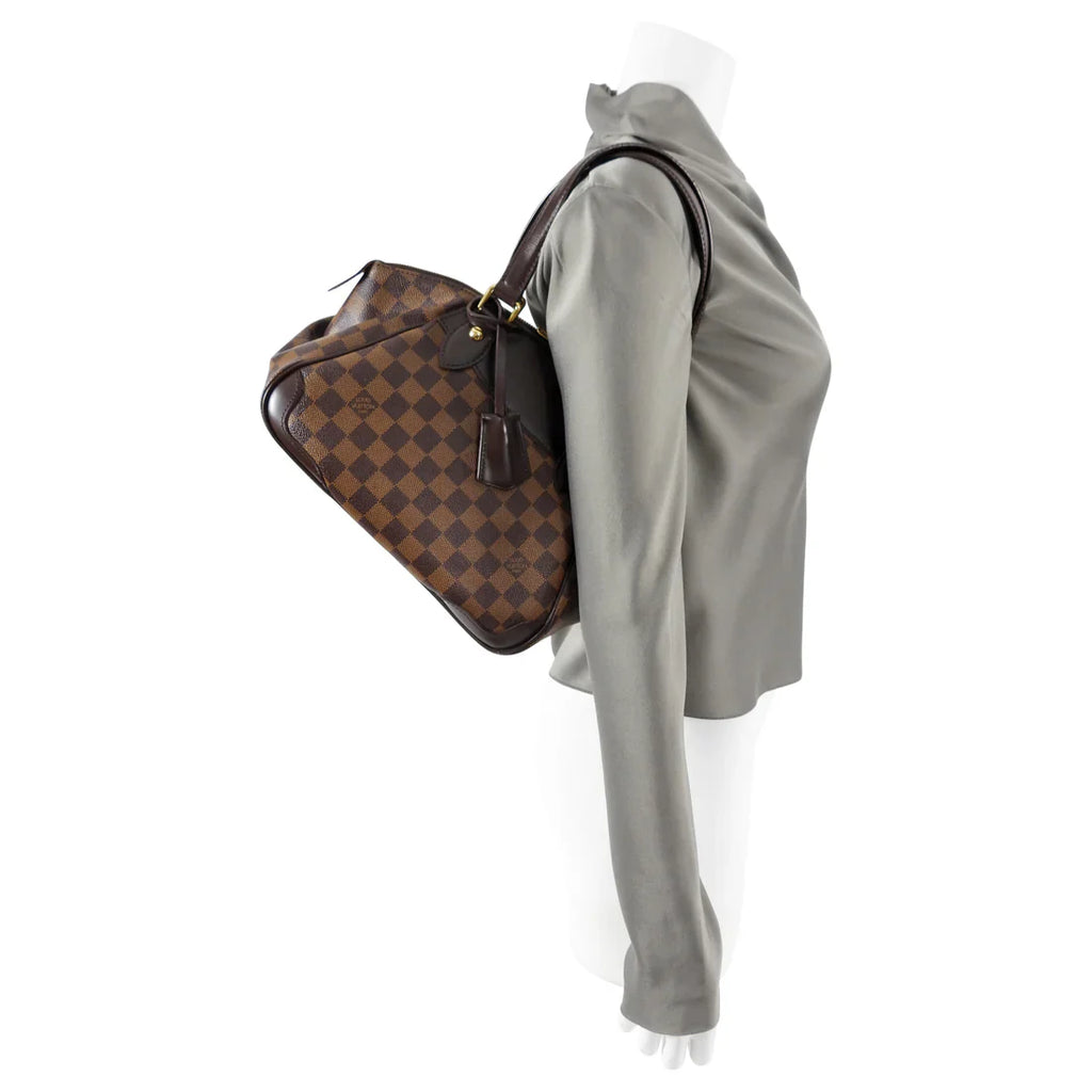 Louis Vuitton 2010 Damier Ebene Verona PM Handbag