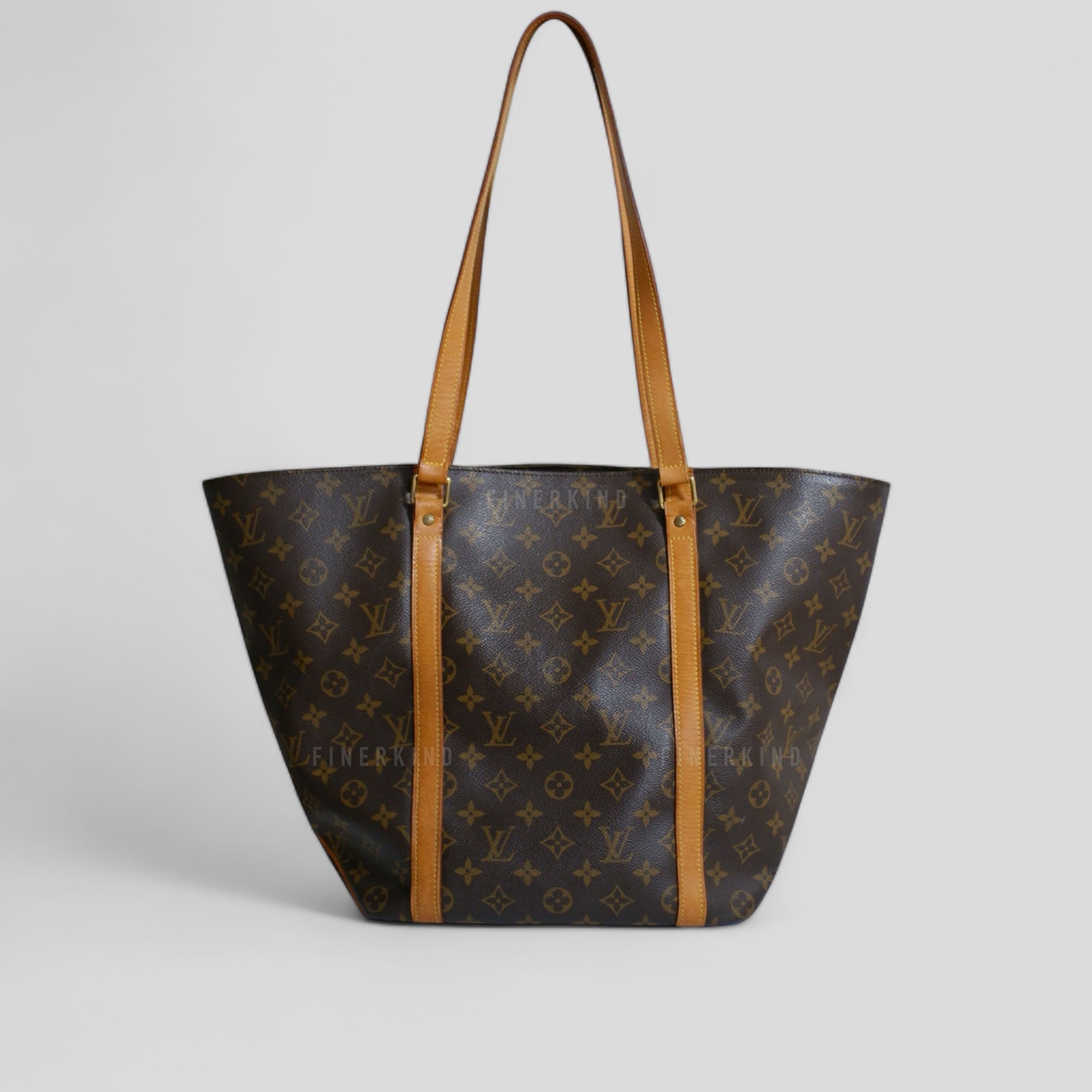 Louis Vuitton 1998 Monogram Canvas Sac Shopping Large Tote Bag