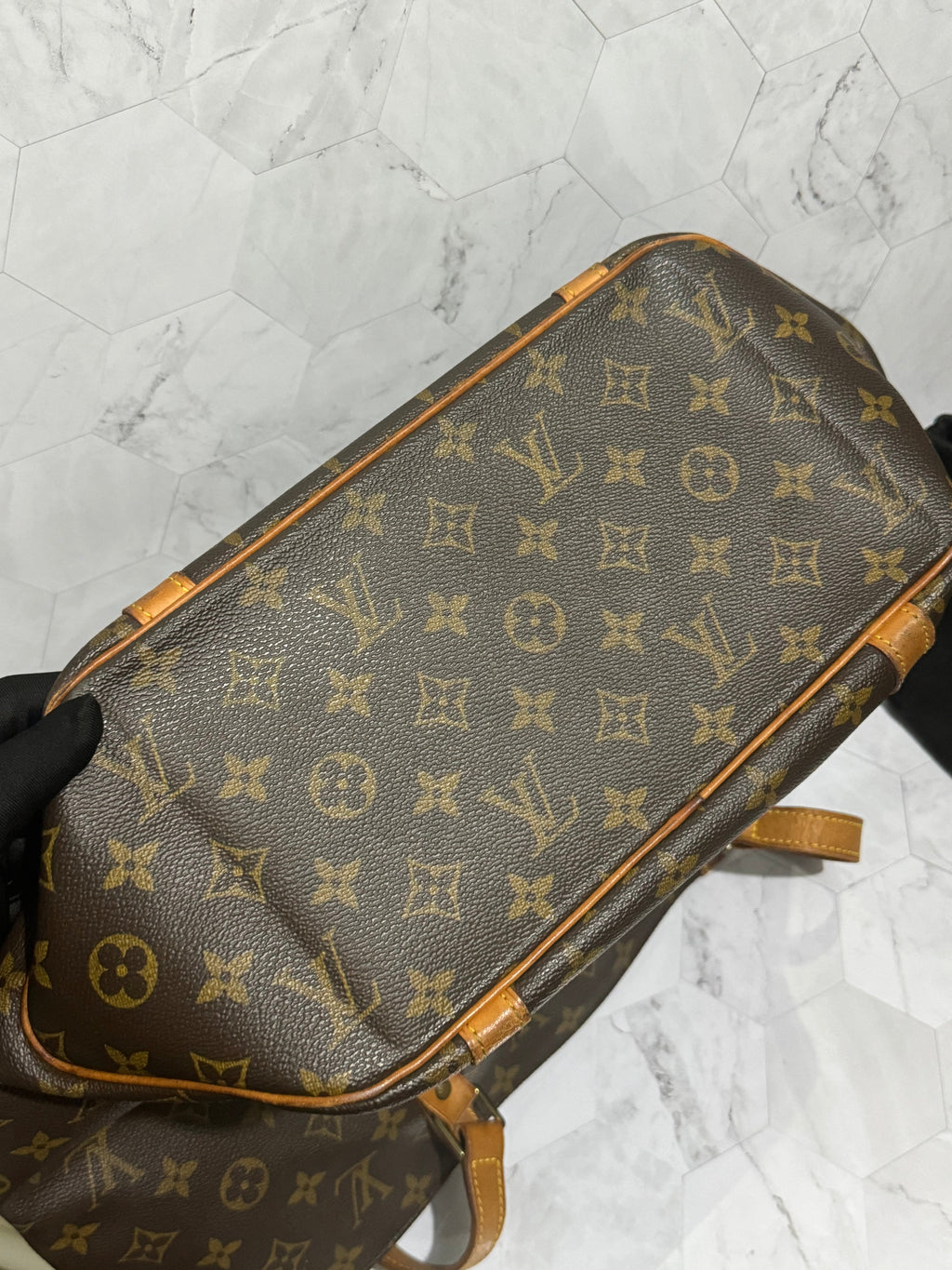 Louis Vuitton 1998 Monogram Canvas Sac Shopping Large Tote Bag