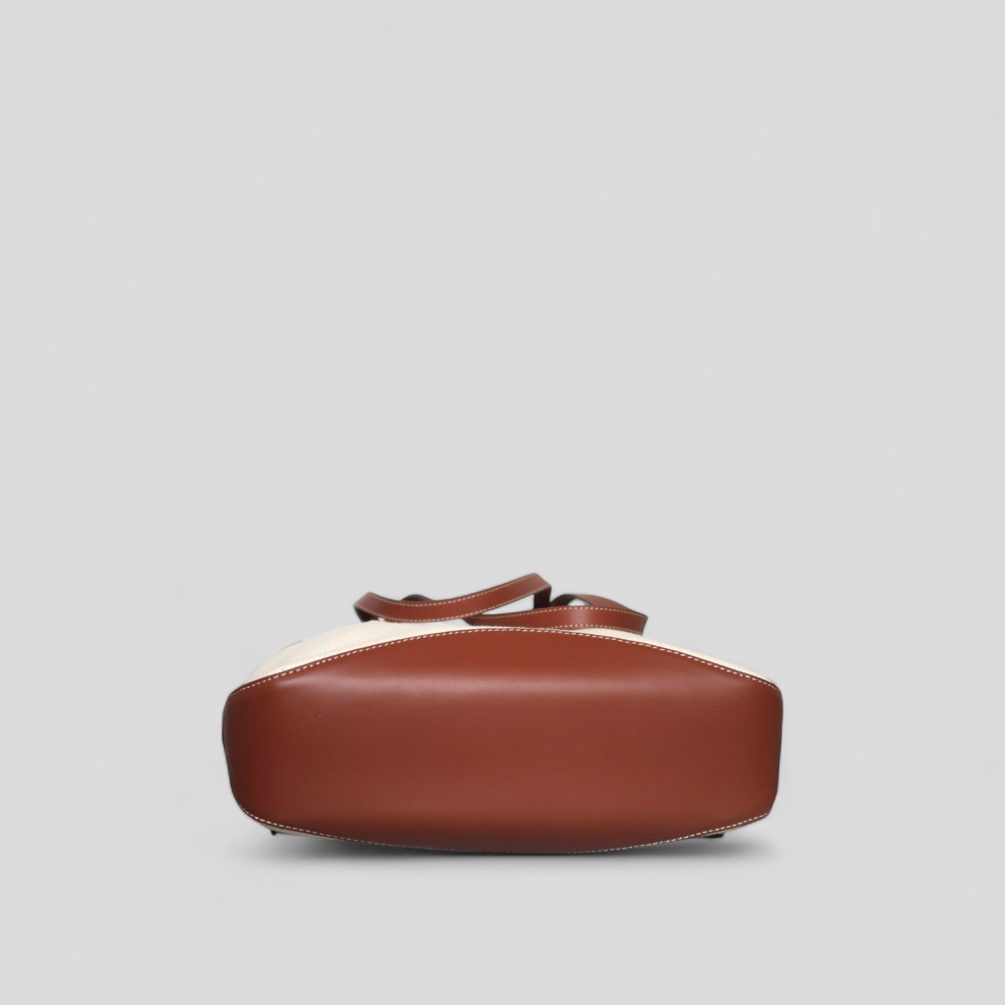 Polene Ilo Tote Bag in Cognac