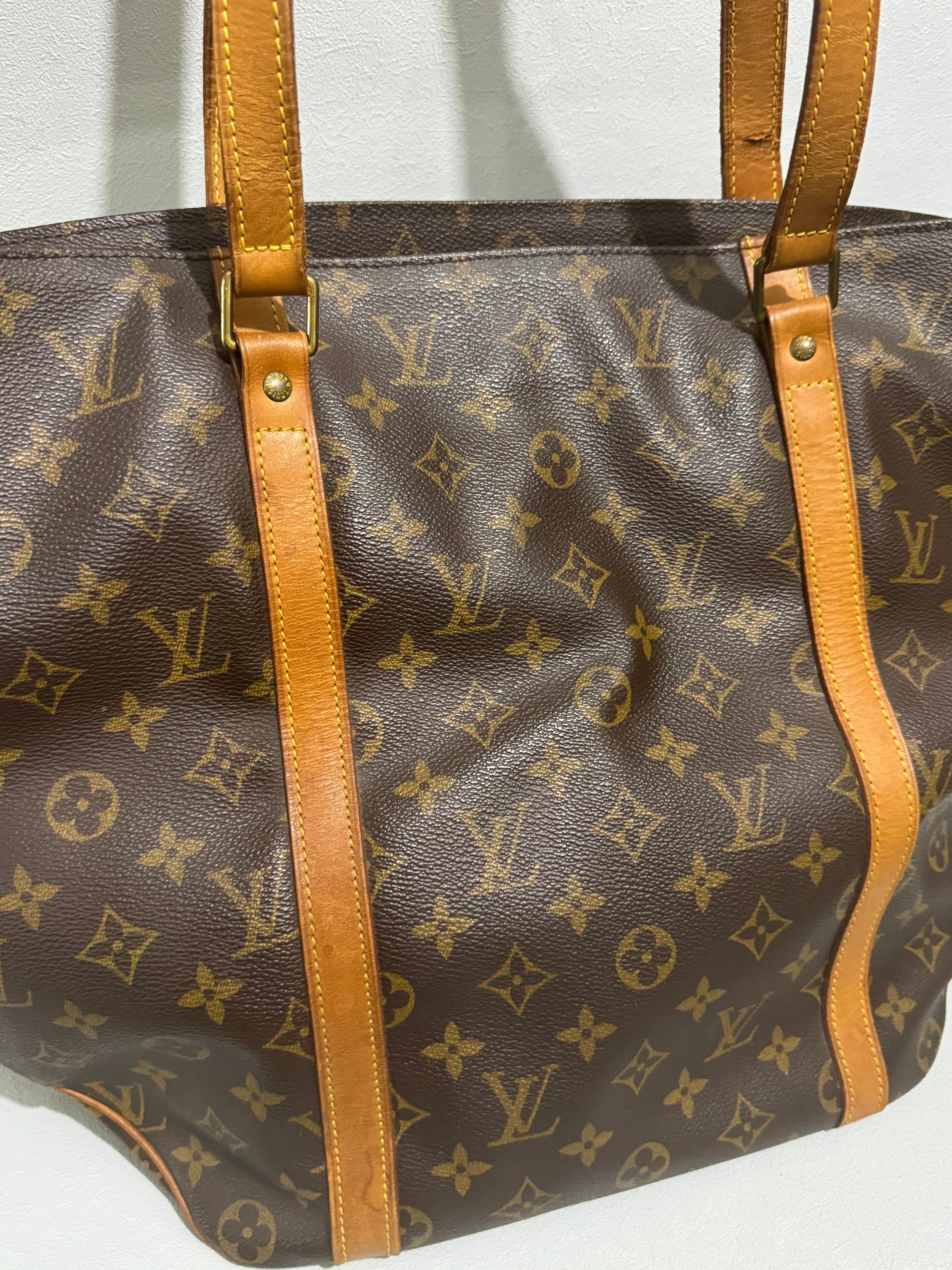 Louis Vuitton 1998 Monogram Canvas Sac Shopping Large Tote Bag