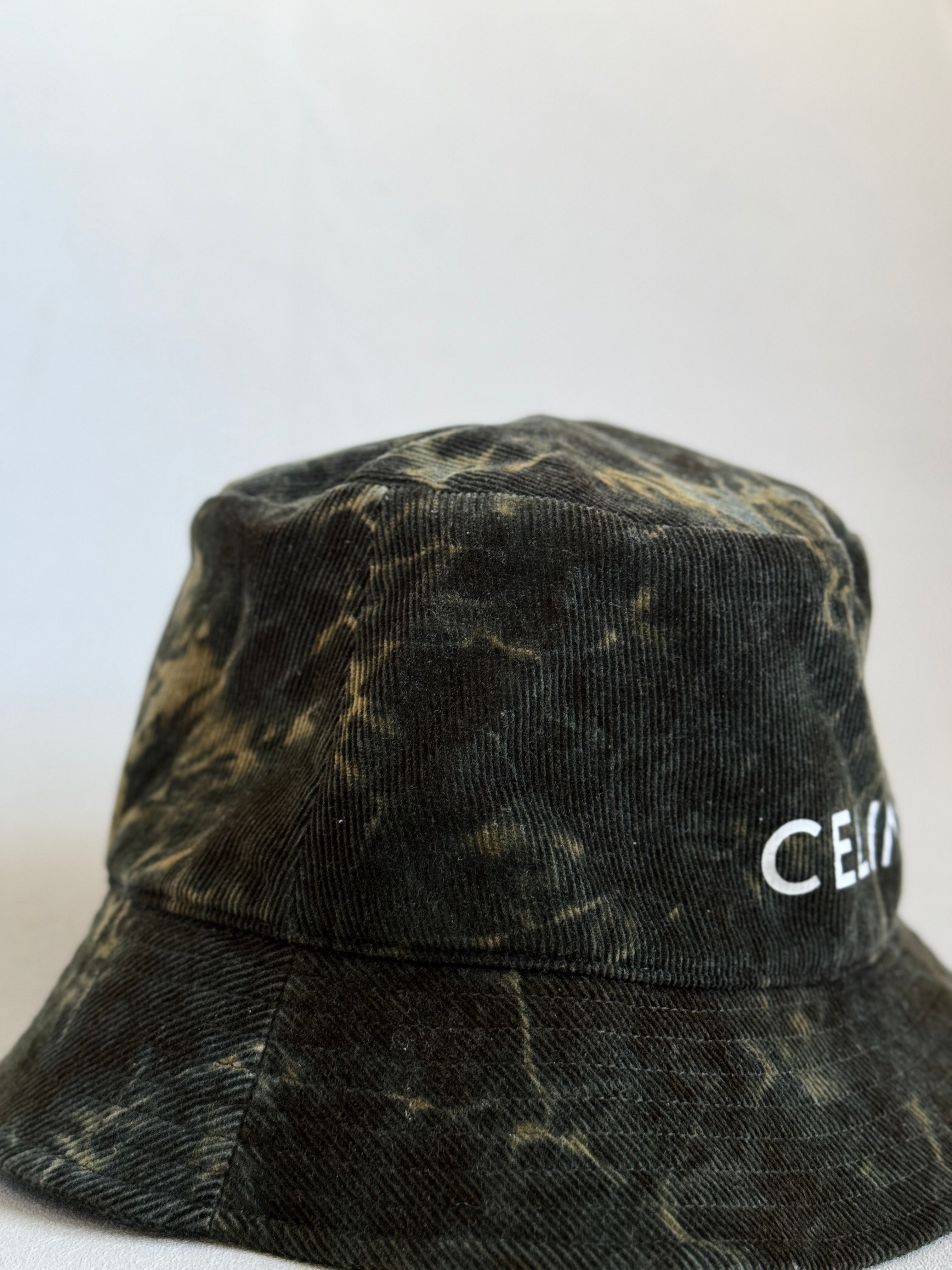 Celine Camouflage Bucket Hat