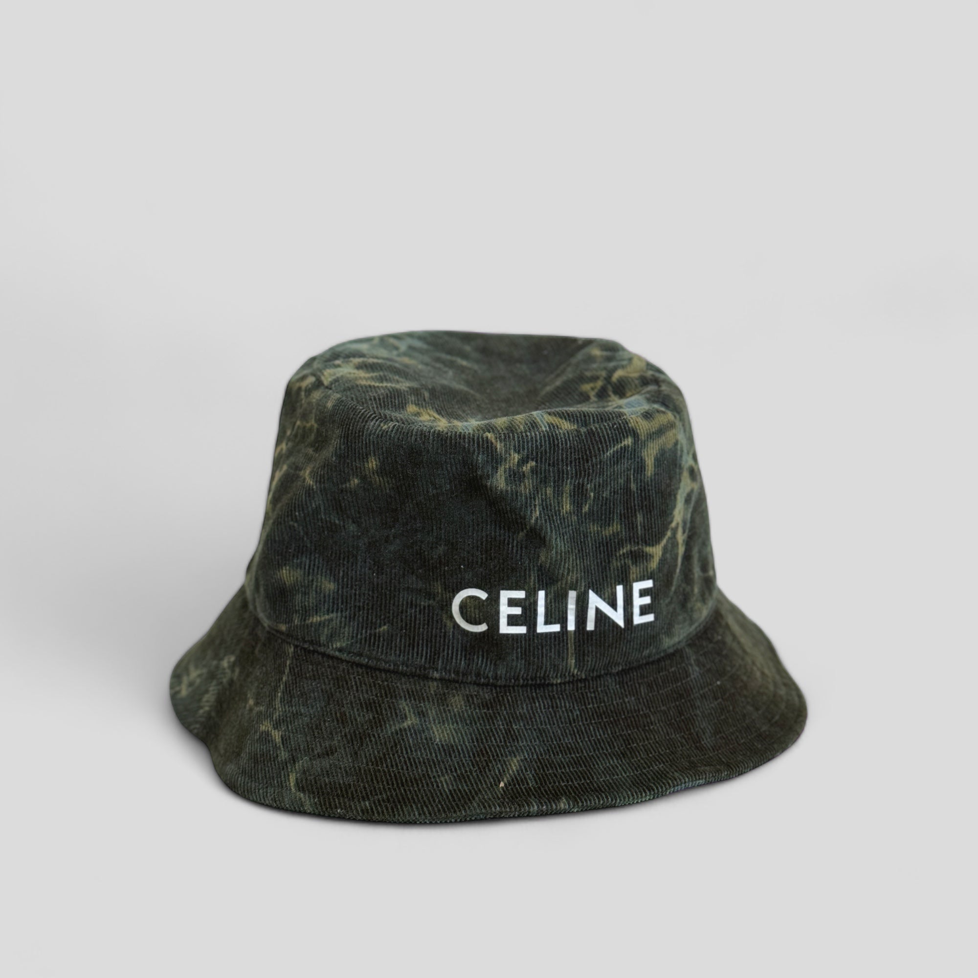 Celine Camouflage Bucket Hat