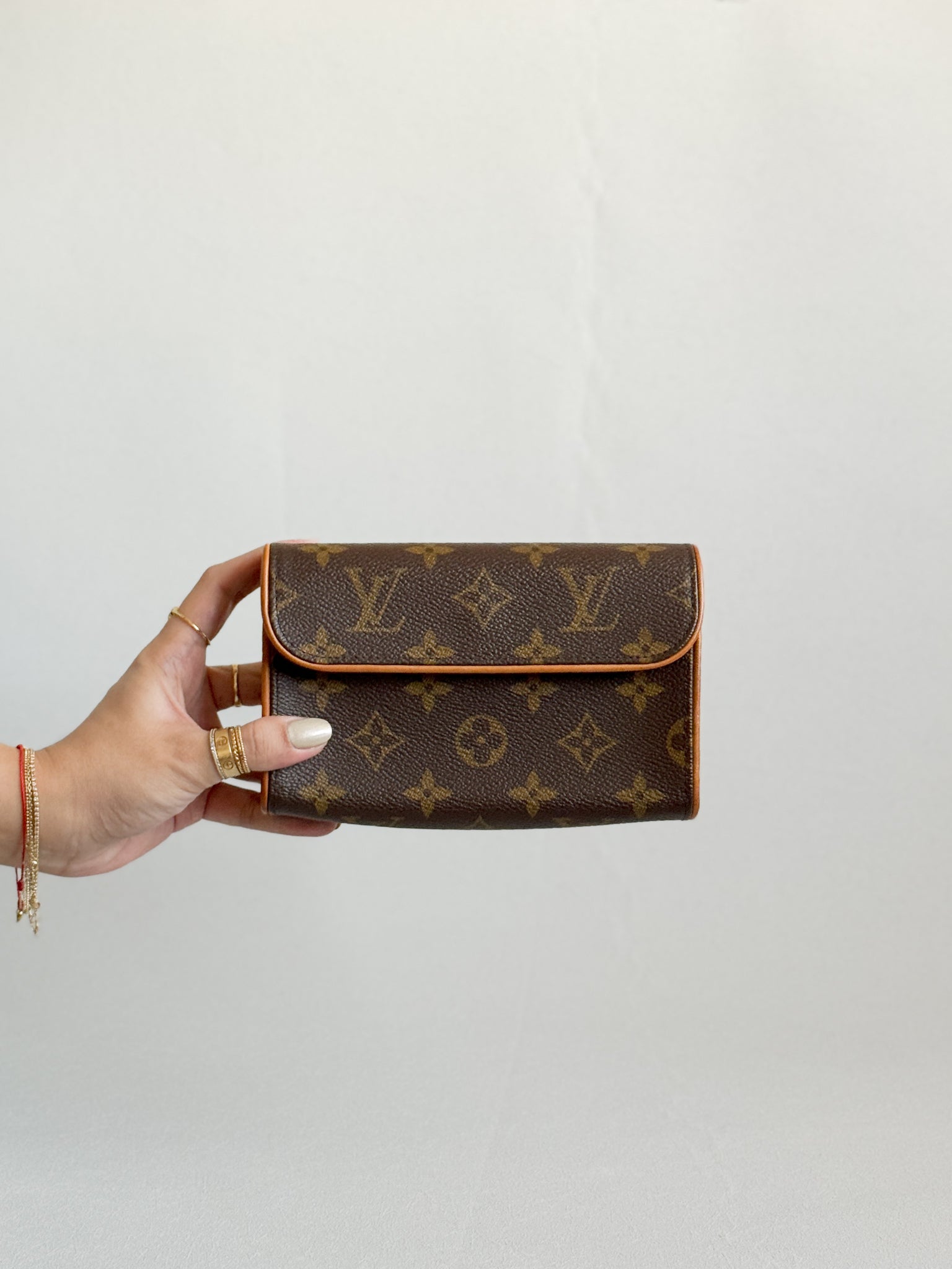 Louis Vuitton 2001 Monogram Pochette Florentine Belt Bag