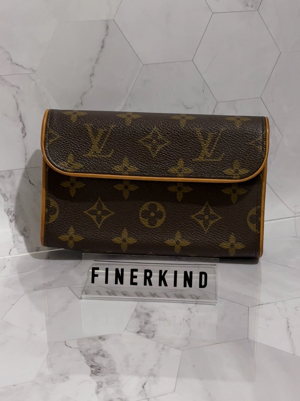 Louis Vuitton 2001 Monogram Pochette Florentine Belt Bag
