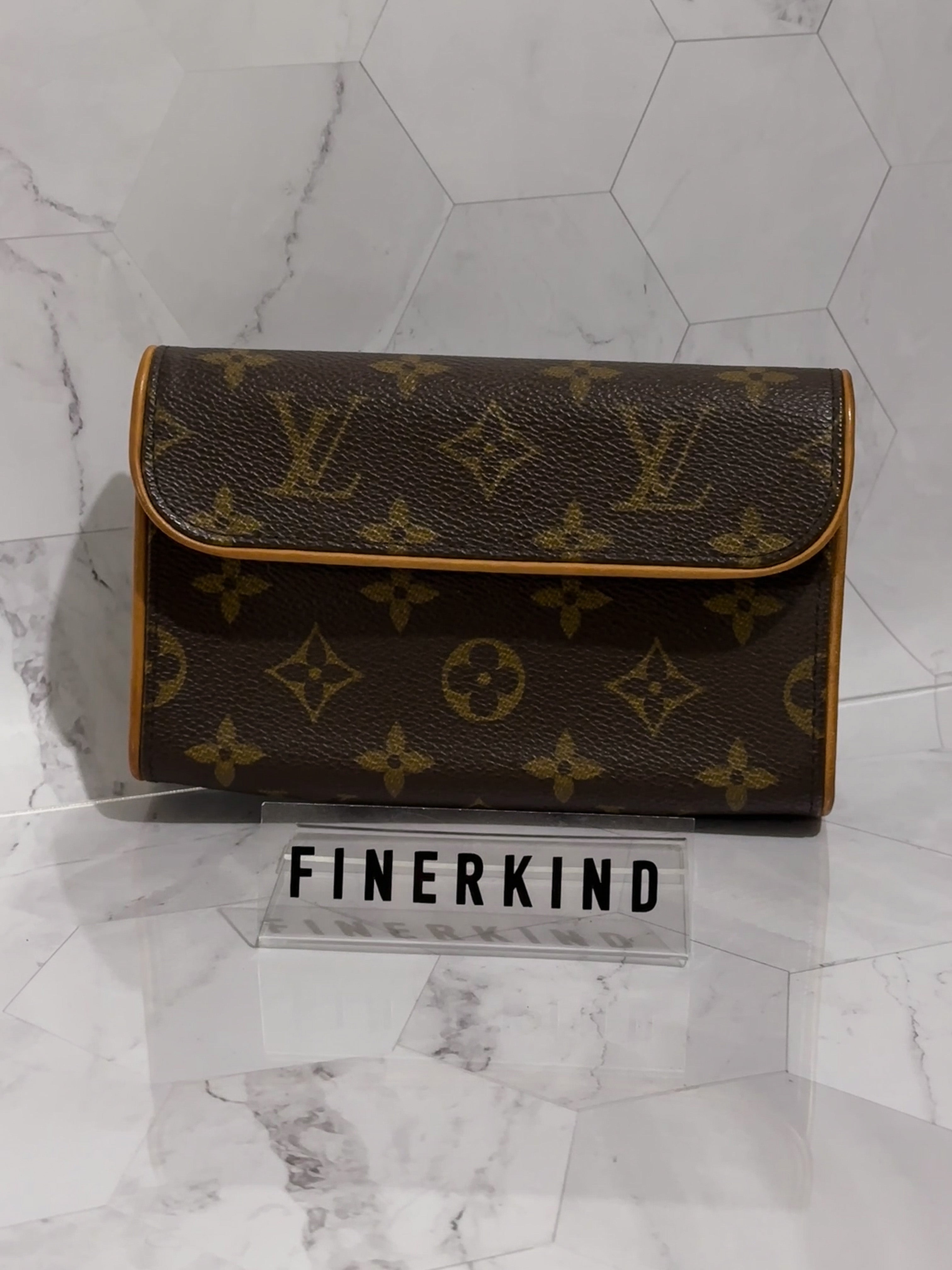 Louis Vuitton 2001 Monogram Pochette Florentine Belt Bag