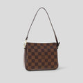 Louis Vuitton 2003 Damier Ebene Trousse Pochette Makeup Handbag
