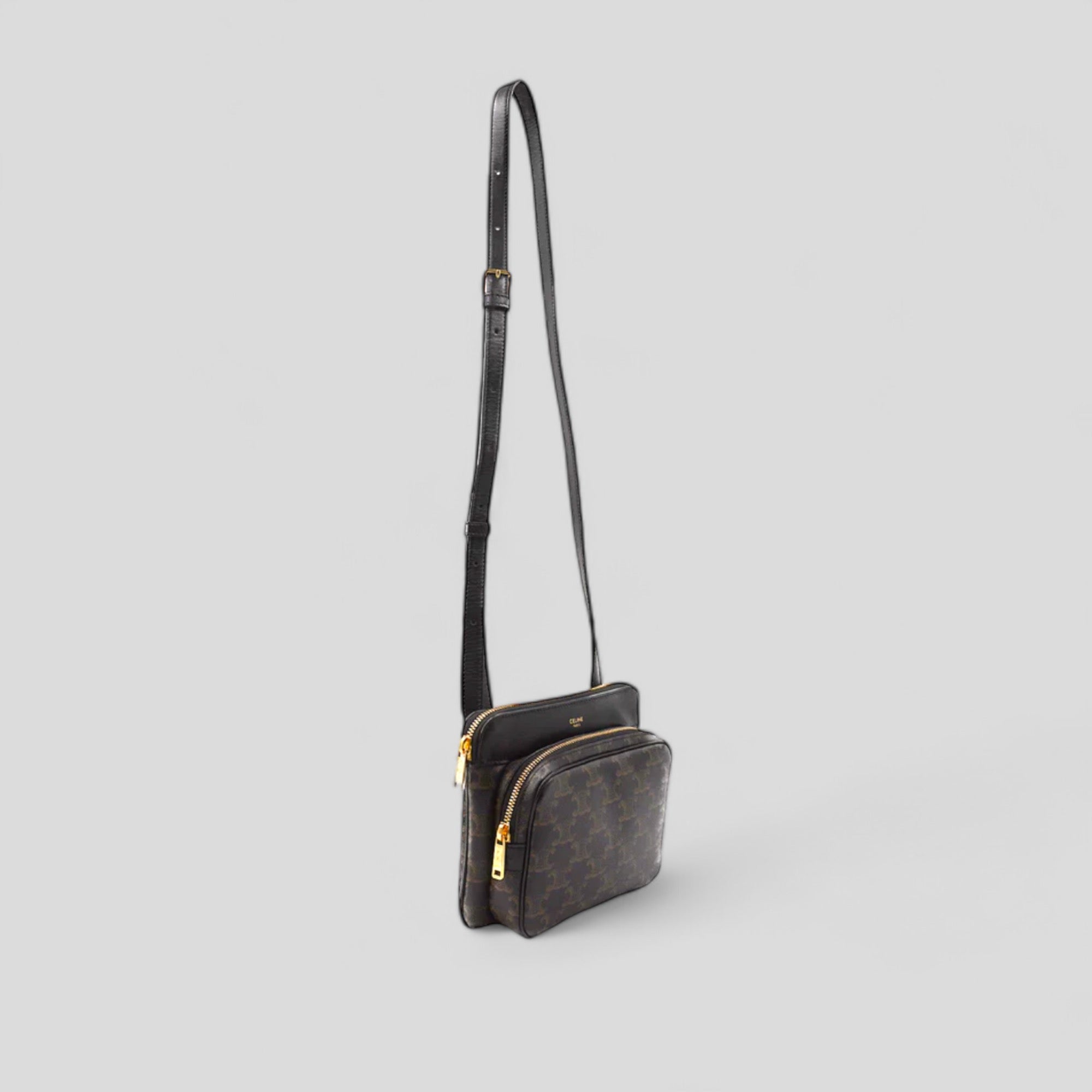 Celine Triomphe Pocket Messenger Crossbody Bag