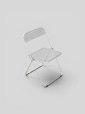 Transparent Folding Accent Chair