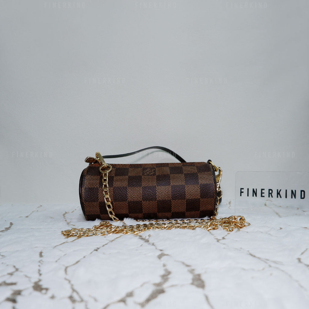 Louis Vuitton Damier Ebene Baby / Mini Papillon Handbag Collector's Item