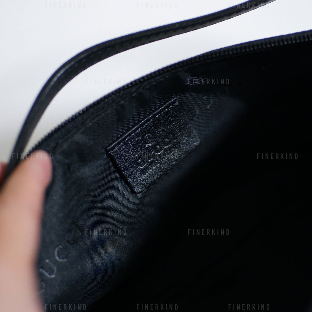 Gucci Classic Black Boat Pochette Bag