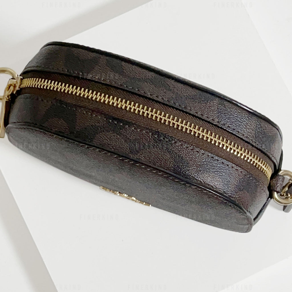 Coach Mini Serena Crossbody in Signature Canvas (Rare)