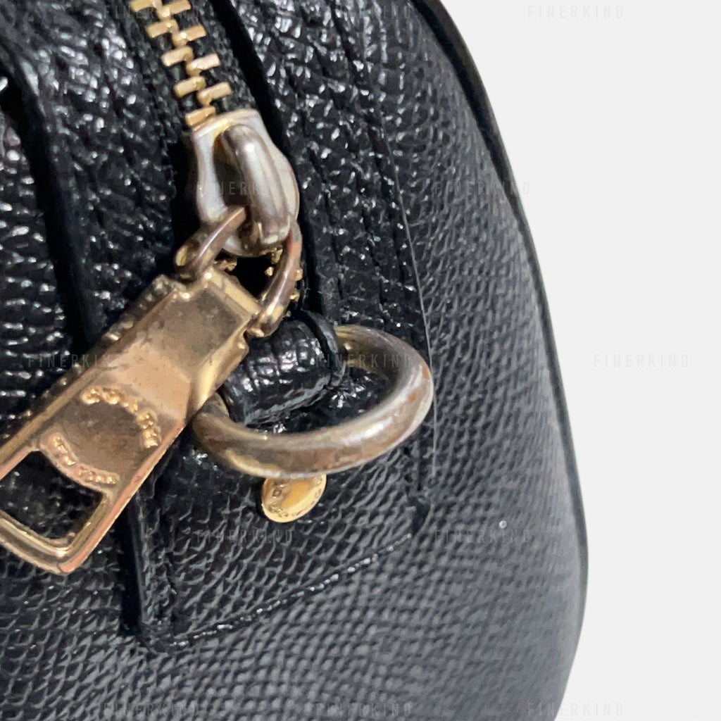 Coach Micro Rowan Black Hand Bag (with Strap) Rare