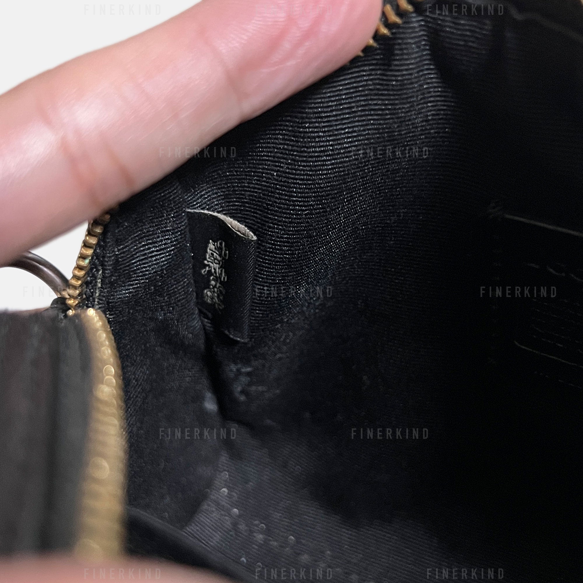 Coach Micro Rowan Black Hand Bag (with Strap) Rare