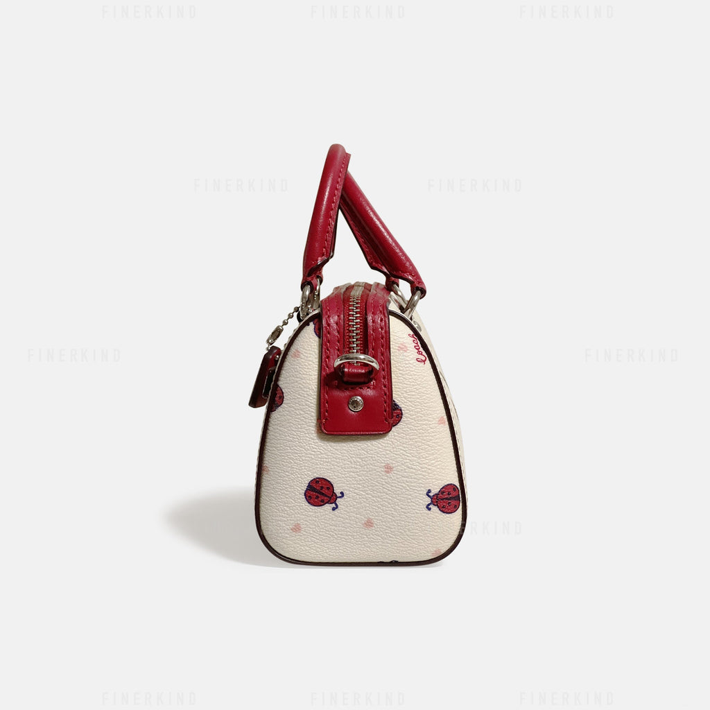 Coach Micro Rowan Hand Bag with Ladybug Print (No Strap)
