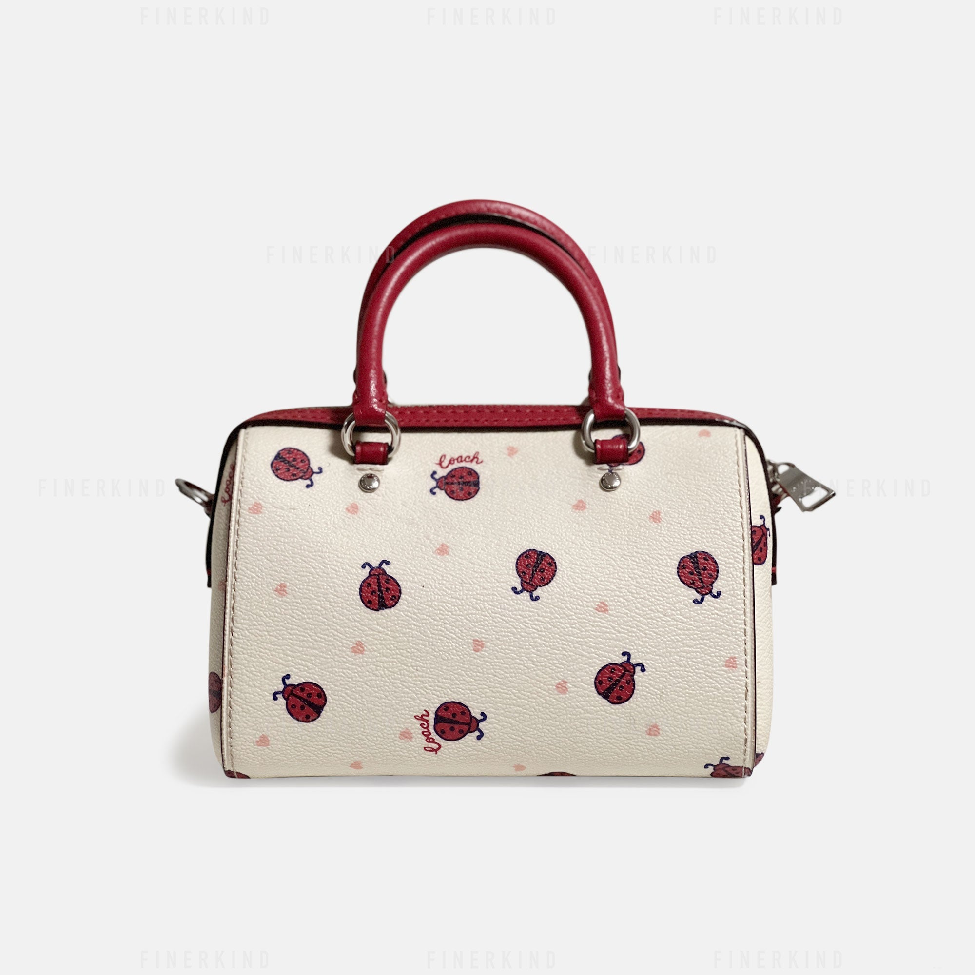 Coach Micro Rowan Hand Bag with Ladybug Print (No Strap)