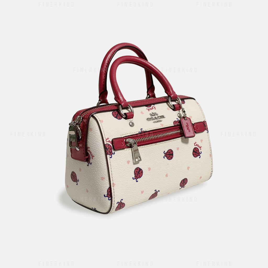 Coach Micro Rowan Hand Bag with Ladybug Print (No Strap)