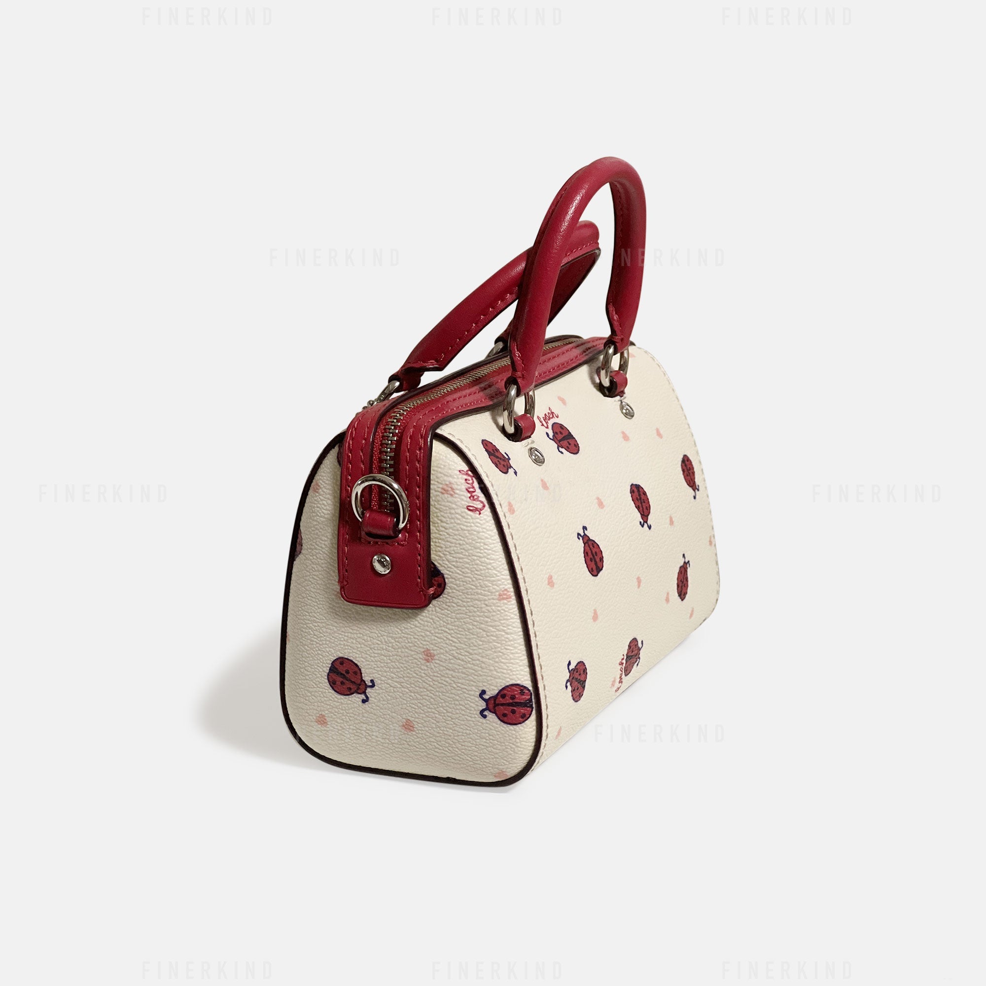 Coach Micro Rowan Hand Bag with Ladybug Print (No Strap)