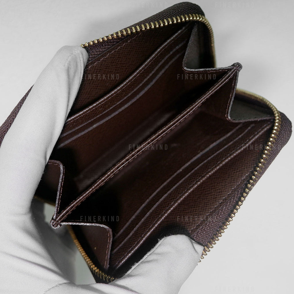 Louis Vuitton 2013 Damier Ebene Zippy Coin Purse / Card Case