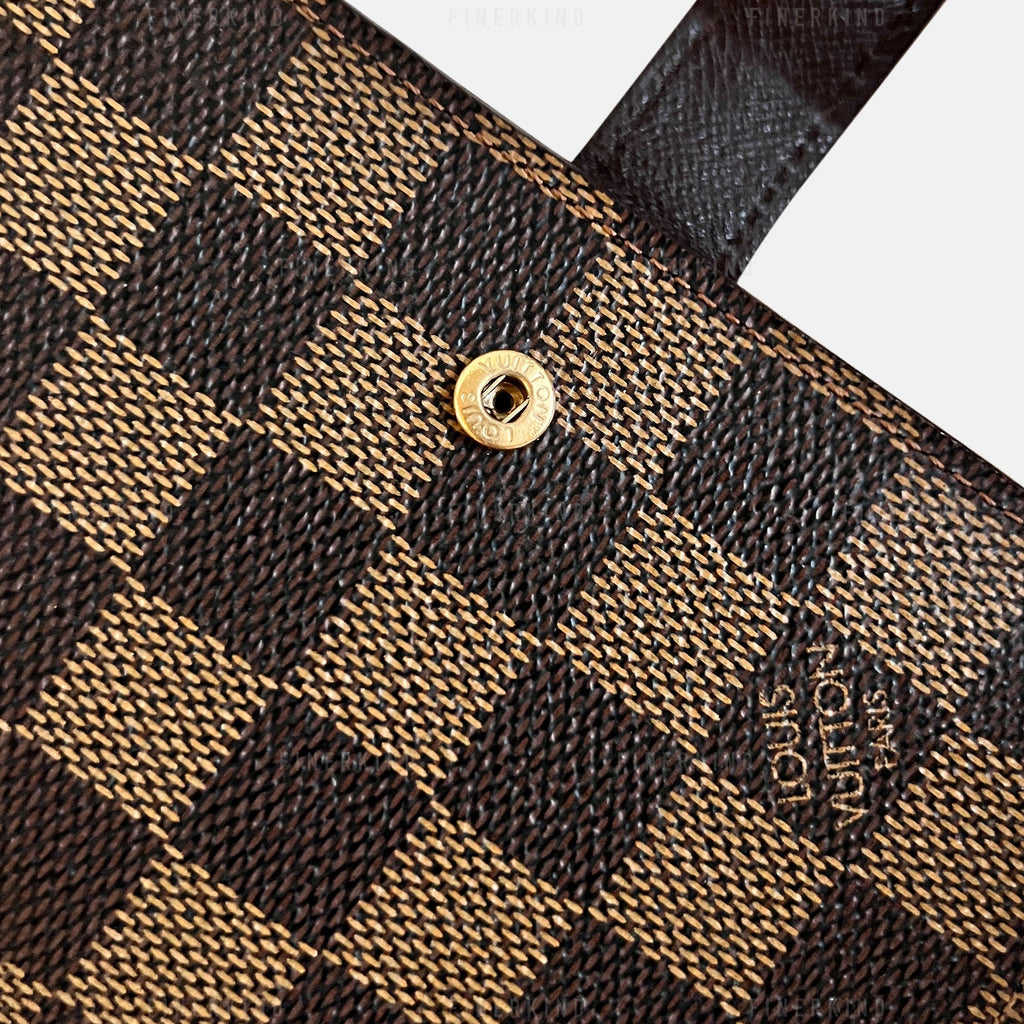 Louis Vuitton 2002 Damier Ebene Agenda PM with Fillers