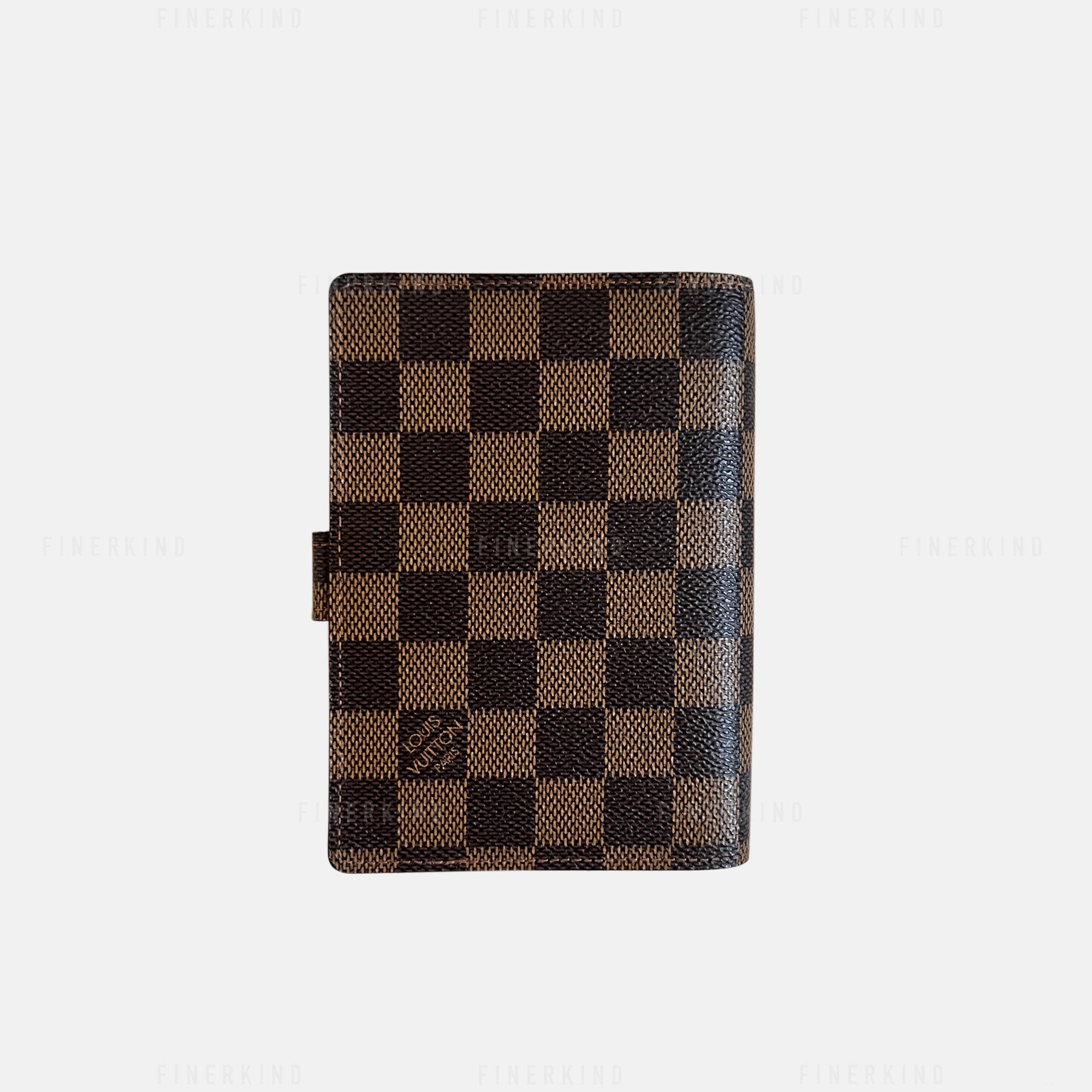 Louis Vuitton 2002 Damier Ebene Agenda PM with Fillers