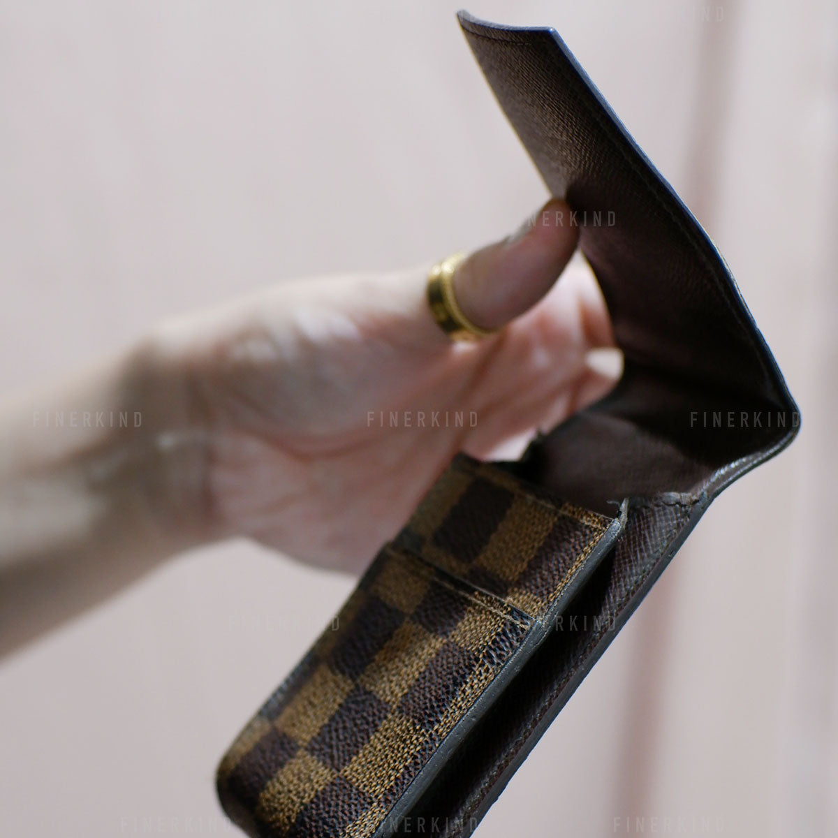 Louis Vuitton 2006 Damier Ebene Cigarette/Cosmetic Holder