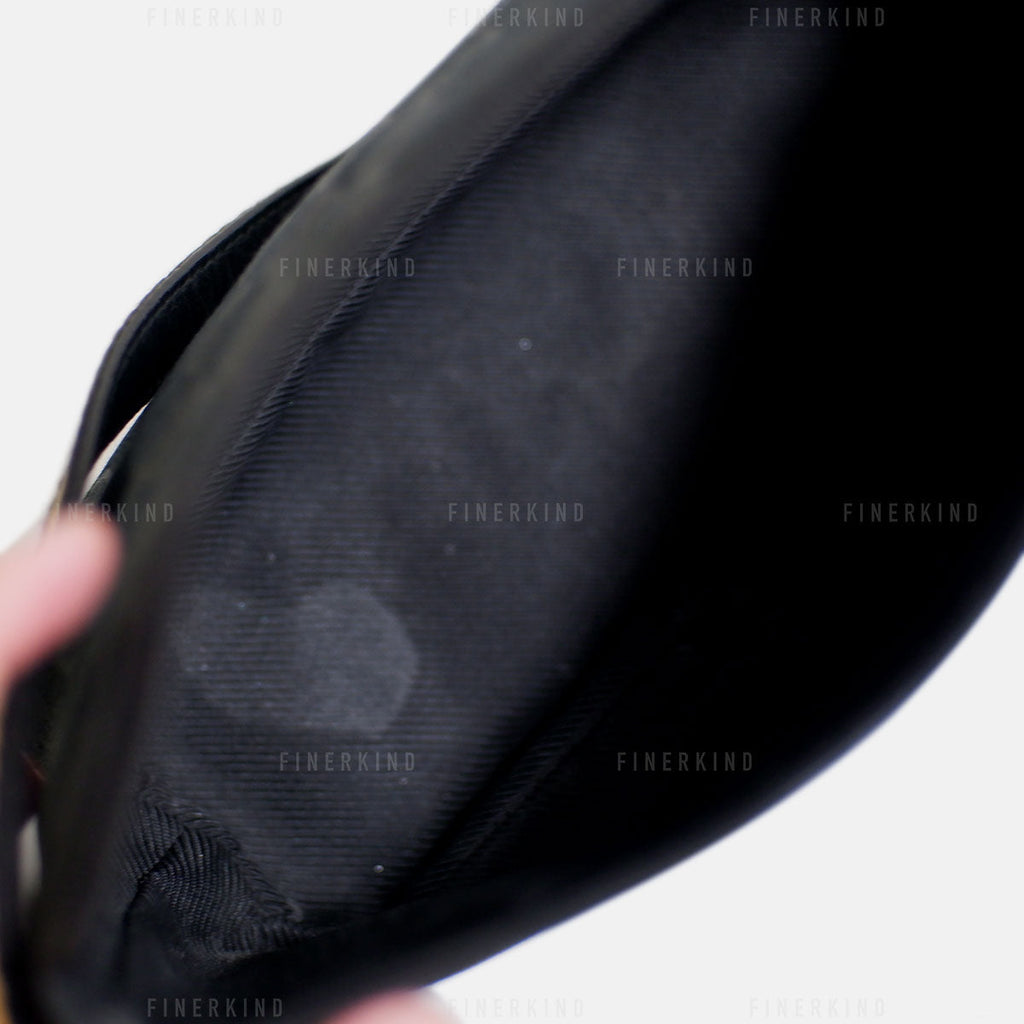 Gucci GG Black and Cream Boat Pochette Bag