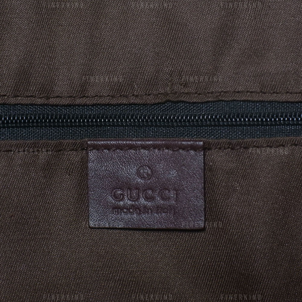 Gucci GG Canvas and Leather Tote Bag