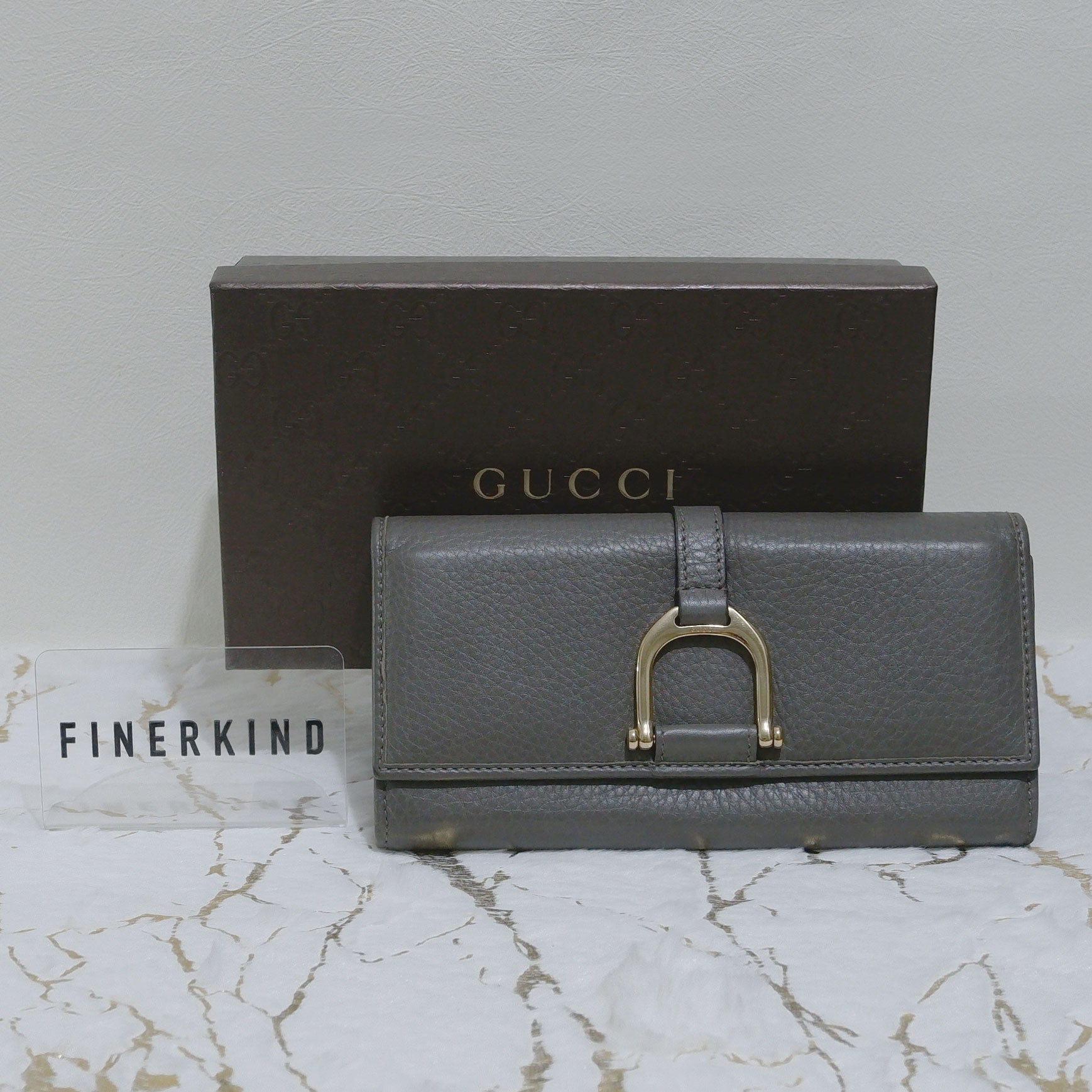 Gucci Bifold Leather Long Wallet
