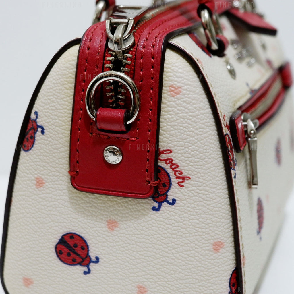 Coach Micro Rowan Hand Bag with Ladybug Print (No Strap)