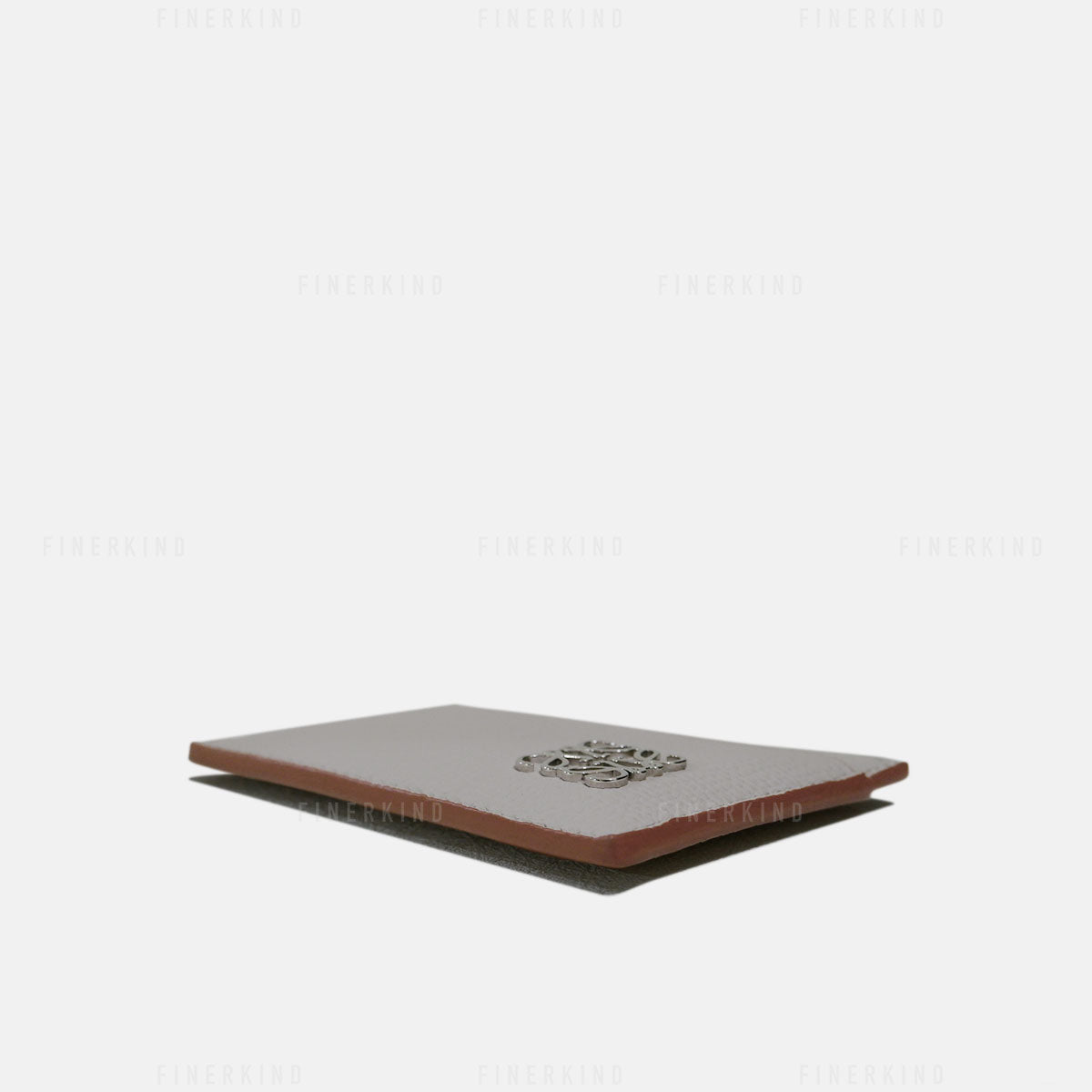 Loewe Anagram Plain Cardholder in Pebble Grain Calfskin