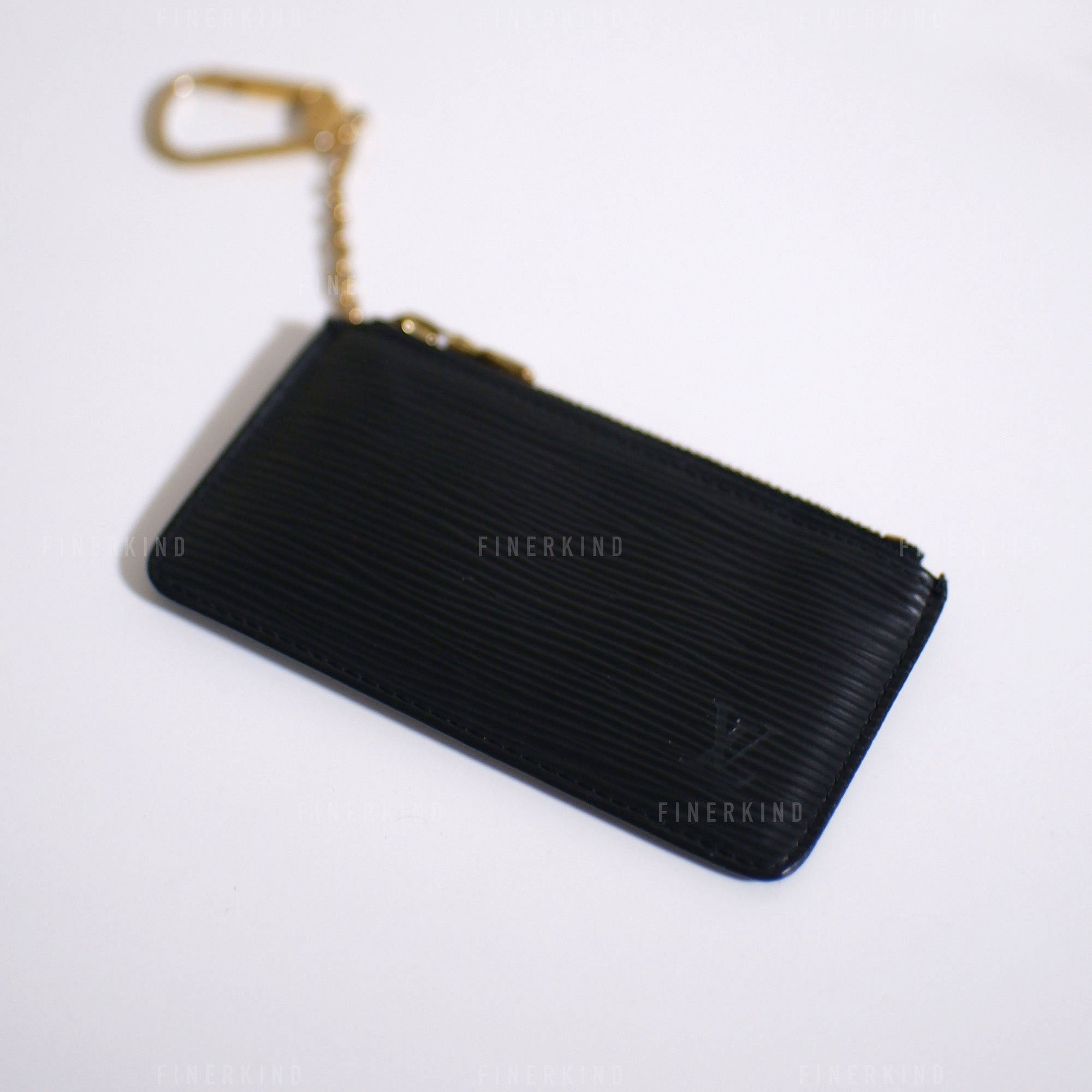 Louis Vuitton 2002 Epi Leather Black Key Pouch Cles